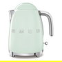 SMEG Hervidor Eléctrico 1.7L 2400W KLF03PGEU - Acero Inoxidable, Verde Pastel, Filtro Antical, Apagado Automático
