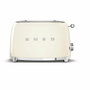 Smeg TSF01CREU Tostadora 2 rebanadas Crema