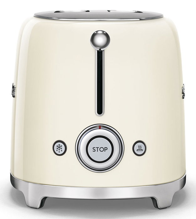 Smeg Tostadora TSF01CREU 2 Rebanadas Crema