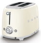 Smeg Tostadora TSF01CREU 2 Rebanadas Crema
