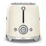 Smeg TSF01CREU Tostadora 2 rebanadas Crema