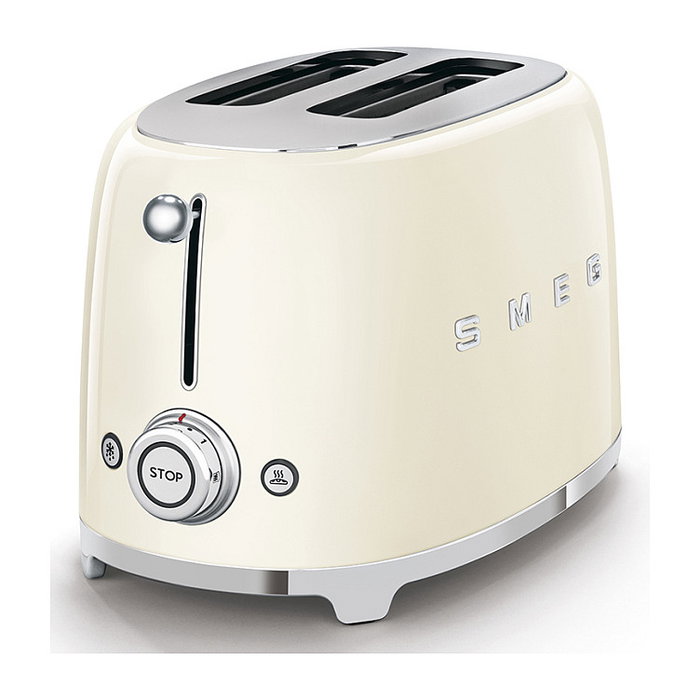 Smeg TSF01CREU Tostadora 2 rebanadas Crema Smeg TSF01CREU Tostadora 2 rebanadas Crema
