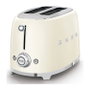 Smeg TSF01CREU Tostadora 2 rebanadas Crema