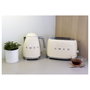 Smeg TSF01CREU Tostadora 2 rebanadas Crema