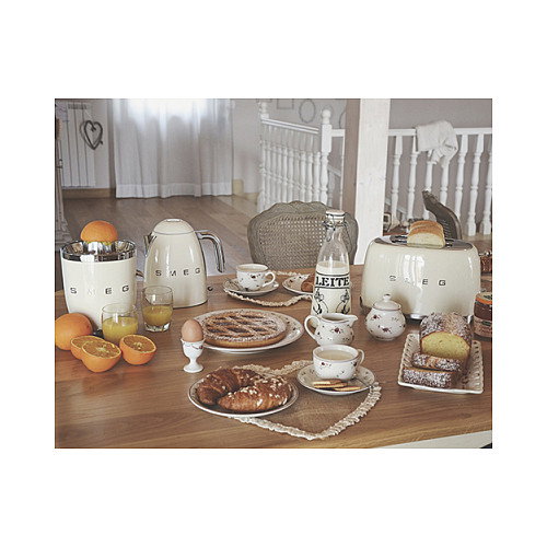 Smeg TSF01CREU Tostadora 2 rebanadas Crema Smeg TSF01CREU Tostadora 2 rebanadas Crema