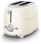 Smeg Tostadora TSF01CREU 2 Rebanadas Crema