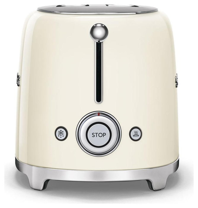 Smeg Tostadora TSF01CREU 2 Rebanadas Crema