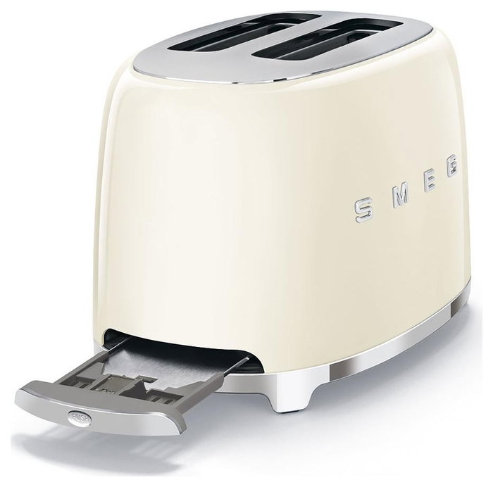 Smeg Tostadora TSF01CREU 2 Rebanadas Crema
