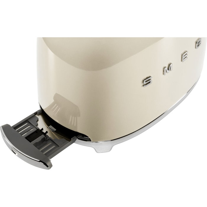 Smeg TSF01CREU Tostadora 2 rebanadas Crema Smeg TSF01CREU Tostadora 2 rebanadas Crema
