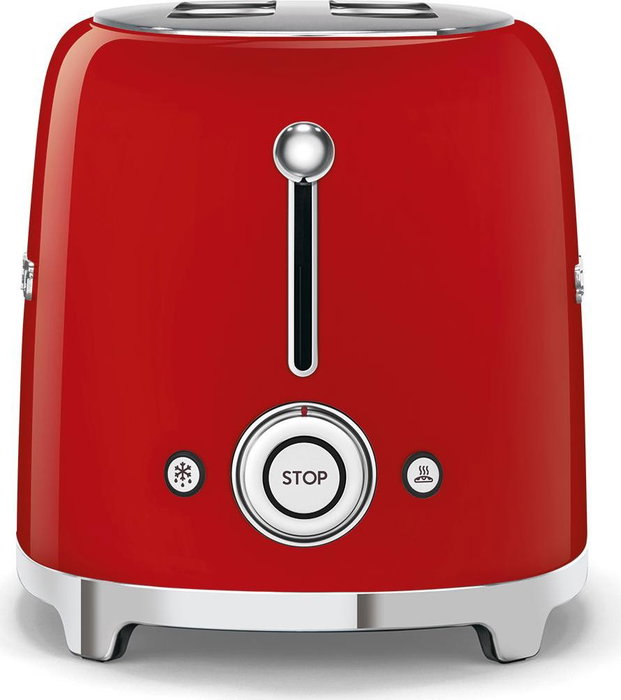 Smeg TSF01RDEU Tostadora de 2 Rebanadas Rojo