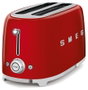 Smeg TSF02RDEU Tostadora Roja de 4 Rebanadas