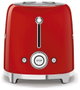 Smeg TSF02RDEU Tostadora Roja de 4 Rebanadas