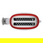 Smeg TSF02RDEU Tostador 4 Rebanadas, Rojo, Acero Inoxidable, Control por Botones, 1500W, Funciones Descongelar y Recalentar, Ranuras Largas