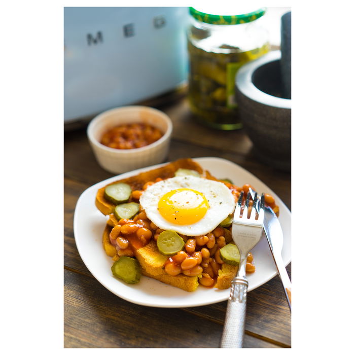 Smeg TSF01PBEU Tostador de 2 Rebanadas, Color Azul Pastel y Acero Inoxidable, 950 W, 6 Niveles de Tostado, Función Descongelar y Recalentar