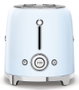 Smeg TSF01PBEU Tostadora 2 Rebanadas Azul Pastel