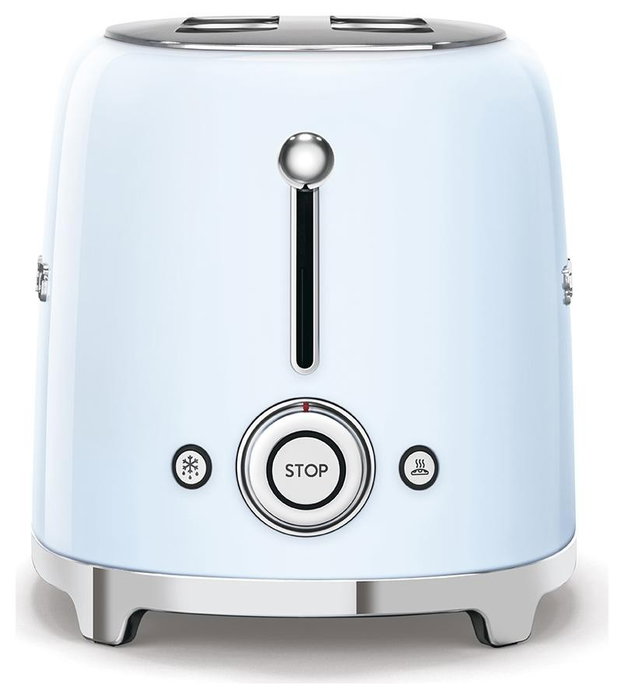 Smeg TSF01PBEU Tostadora de 2 Rebanadas Azul Pastel Smeg TSF01PBEU Tostadora de 2 Rebanadas Azul Pastel
