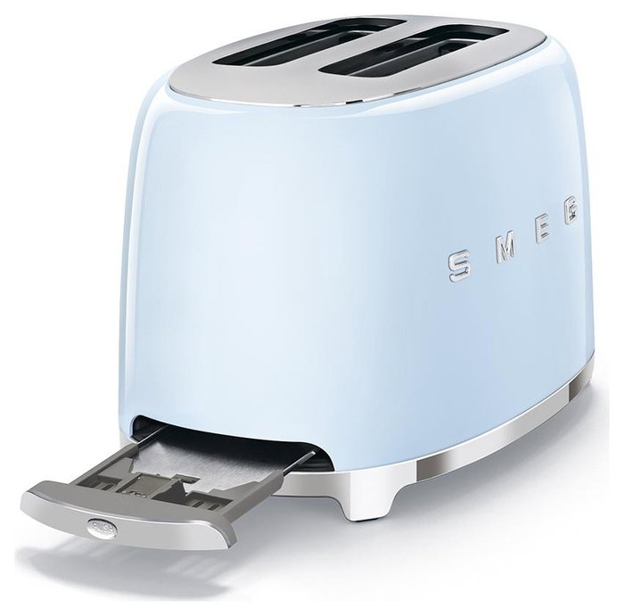 Smeg TSF01PBEU Tostadora de 2 Rebanadas Azul Pastel Smeg TSF01PBEU Tostadora de 2 Rebanadas Azul Pastel