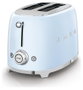 Smeg TSF01PBEU Tostadora de 2 Rebanadas Azul Pastel