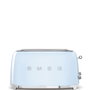 Smeg TSF02PBEU Tostadora 4 Rebanadas Azul