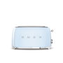 Smeg TSF02PBEU Tostadora 4 Rebanadas Azul