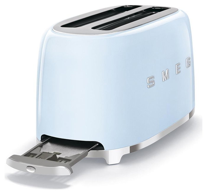 Smeg TSF02PBEU Tostadora 4 Rebanadas Azul Smeg TSF02PBEU Tostadora 4 Rebanadas Azul