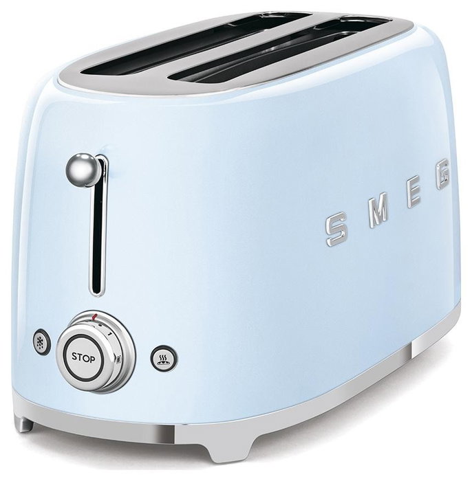 Smeg TSF02PBEU Tostadora 4 Rebanadas Azul Smeg TSF02PBEU Tostadora 4 Rebanadas Azul