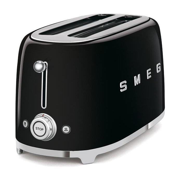 SMEG TSF02BLEU Tostador, Negro