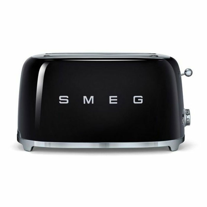 Smeg TSF02BLEU Tostadora de 2 ranuras largas, Negro Smeg TSF02BLEU Tostadora de 2 ranuras largas, Negro