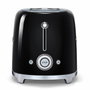 Smeg TSF02BLEU Tostadora de 2 ranuras largas, Negro