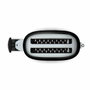 Smeg TSF02BLEU Tostadora de 2 ranuras largas, Negro