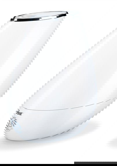 Beurer LB-37 Humidificador de Aire Blanco Ultrasónico con Aromaterapia para Habitaciones hasta 20m2