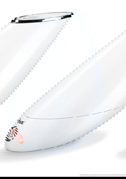 Beurer LB-37 Humidificador de Aire Blanco Ultrasónico con Aromaterapia para Habitaciones hasta 20m2