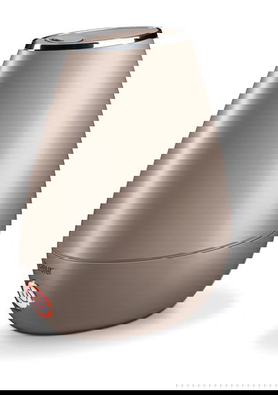 Beurer LB-37 Humidificador de Aire por Ultrasonido Silencioso y Bajo Consumo Ideal para Habitaciones de hasta 20m2 con Opción Aromaterapia