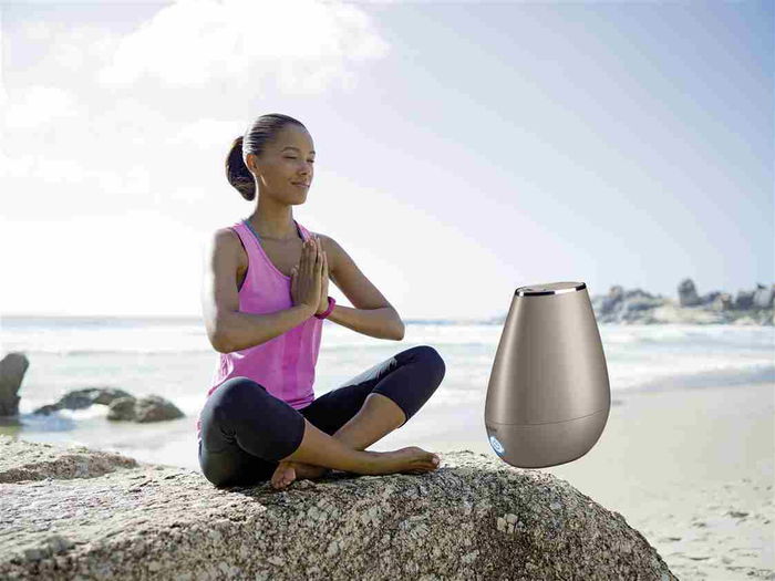 Beurer LB-37 Humidificador de Aire por Ultrasonido Silencioso y Bajo Consumo Ideal para Habitaciones de hasta 20m2 con Opción Aromaterapia