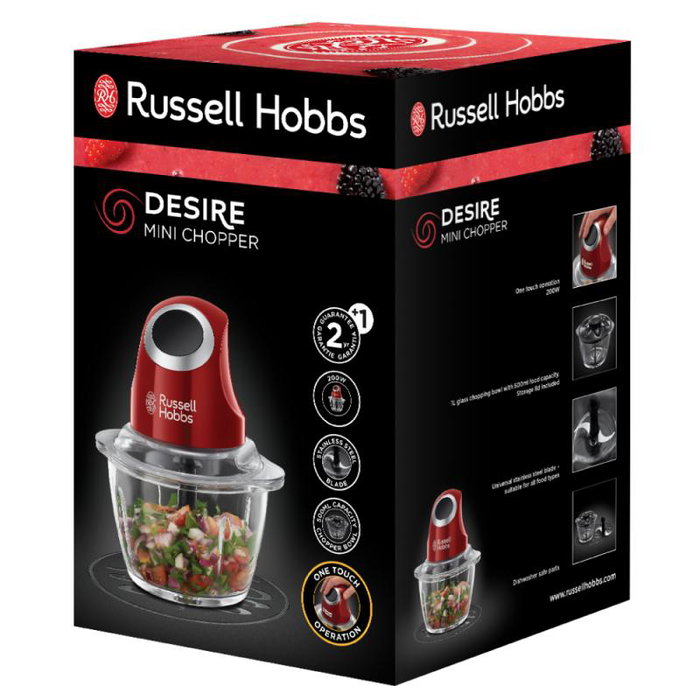 Russell Hobbs Minipicadora Desire 24660-56 - 1 L - 200 W Russell Hobbs Minipicadora Desire 24660-56 - 1 L - 200 W