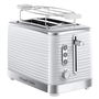 Russell Hobbs 24370-56 Tostador Inspire Blanco con Calientapanecillos y Función Levantar y Ver