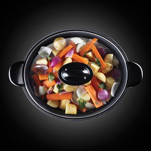 Russell Hobbs 22750-56 Olla de Cocción Lenta y Sellado 6L Maxicook con Cazuela para Cocinar Carnes y Alimentos Nutritivos
