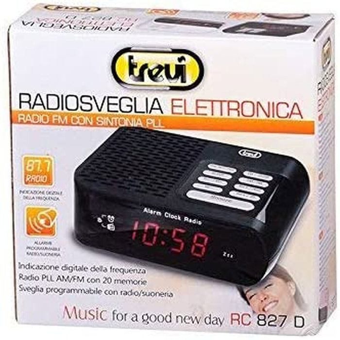 Radio Despertador Trevi RC827DWH Radio Despertador Trevi RC827DWH