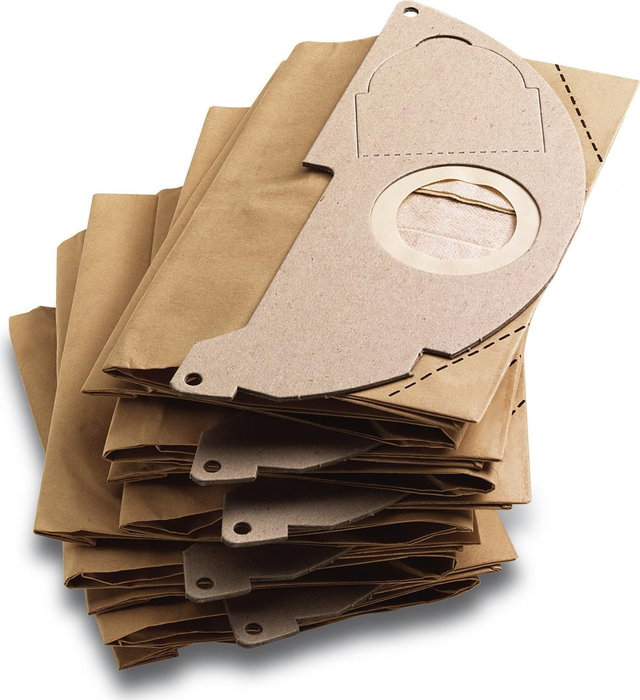 KÄRCHER Bolsa de filtro de papel, paquete de 5