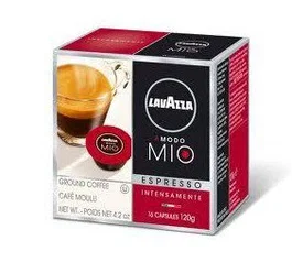 Lavazza Cápsulas de Café A Modo Mio Intensamente, 120 g (Caja de 16 Cápsulas)