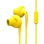 Energy Sistem Style 2+ Auriculares Alámbricos Intraurales con Micrófono, Botón Multifunción y Tecnología Deep Bass para Llamadas y Música - Color Amarillo (Vanilla)