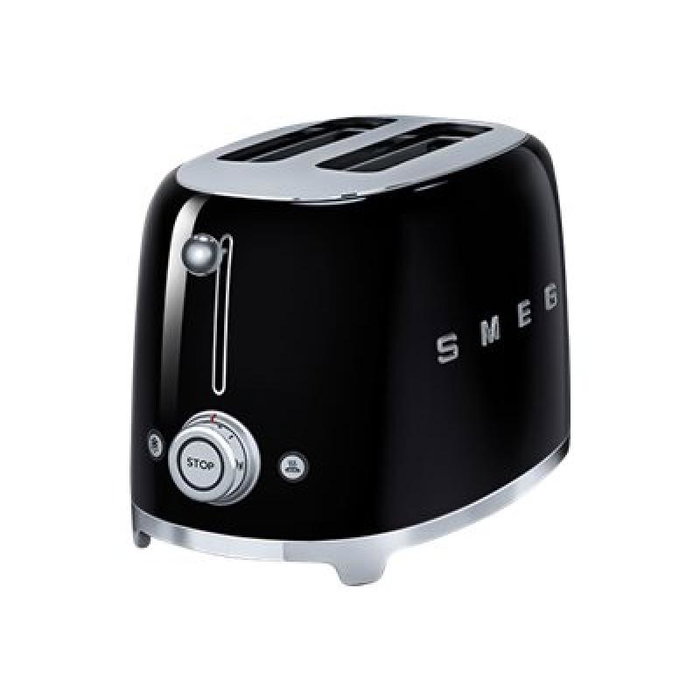 Smeg TSF01BLEU Tostadora de 2 Ranuras Negra (TSF01BLEU)