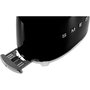 Smeg TSF01BLEU Tostadora de 2 ranuras, Negro