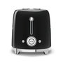 Smeg TSF01BLEU Tostadora de 2 ranuras, Negro