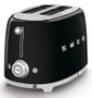 Smeg TSF01BLEU Tostador de 2 Ranuras Negro