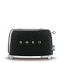 Smeg TSF01BLEU Tostador de 2 Ranuras Negro