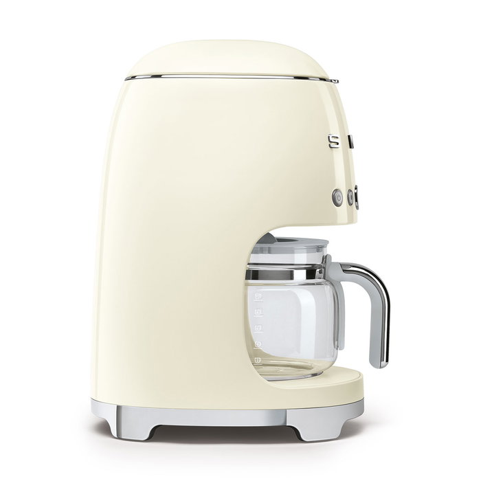 Smeg DCF02CREU Cafetera de filtro, Crema