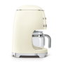 Smeg DCF02CREU Cafetera de filtro, Crema