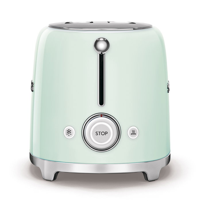 Smeg TSF01PGEU Tostadora de 2 rebanadas Verde