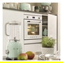 Smeg TSF01PGEU Tostadora de 2 Ranuras, 950W, Pastel Verde, Acero Inoxidable, Control por Botones, Función Descongelar y Recalentar, Bandeja Extraíble